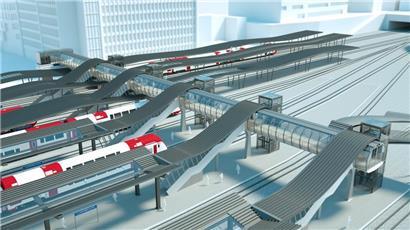Die Umbauarbeiten am Hauptbahnhof bezeichnete CFL-Generaldirektor Marc Wengler als Operation am offenen Herzen: So soll das Resultat aussehen
