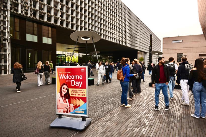 Die Universität heißt ihre neuen Studierenden auf dem Campus in Belval willkommen
