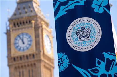 Die Vorbereitungen für die Krönung von König Charles lll. am 6. Mai laufen in London auf Hochtouren
