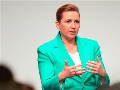 Die Vorsitzende der Sozialdemokraten und dänische Ministerpräsidentin Mette Frederiksen