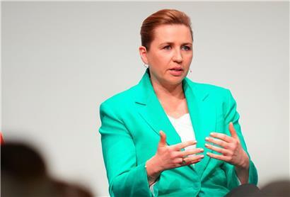 Die Vorsitzende der Sozialdemokraten und dänische Ministerpräsidentin Mette Frederiksen