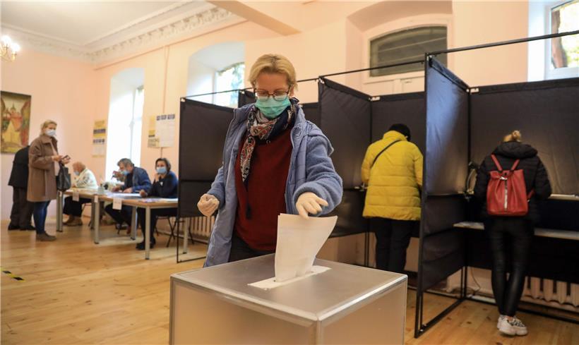 Die Wähler in Litauen sprachen sich offensichtlich für einen Regierungswechsel aus
