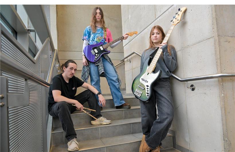 Die Waffle Killers: Tom Schronen, Lilou Sour und Elly Feyder