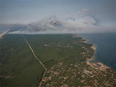 Die Waldbrände an der französischen Atlantikküste haben Feuerwehren aus ganz Europa mobilisiert