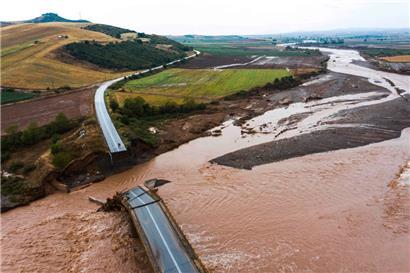 Die Wassermassen haben erhebliche Schäden verursacht
