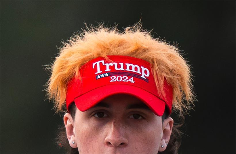 Die Welt brennen sehen: Trump-Unterstützer bei einer Rally in Conway, South Carolina, im Februar 2024

