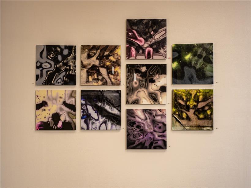 Die Werke des „Allround“-Künstlers Serge Koch sind momentan in der Galerie Schlassgoart ausgestellt 
