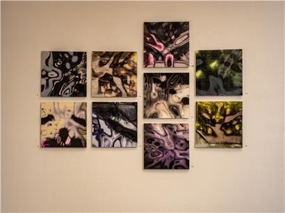 Die Werke des „Allround“-Künstlers Serge Koch sind momentan in der Galerie Schlassgoart ausgestellt 
