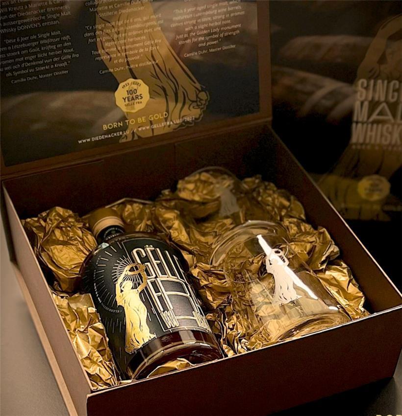 Die Whiskys von Camille Duhr gibt es auch in exklusiven Geschenkboxen
