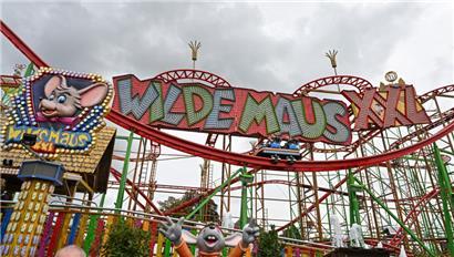 Die „Wilde Maus“ hat seit Jahren ihren festen Platz auf der „Fouer“
