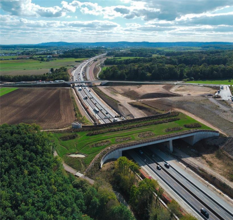 Die Wildtierpassage steht schon seit 2021
