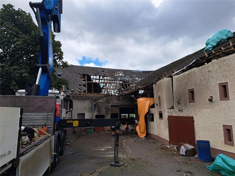 Die Windhose vom 21. September hat Nusbaum schwer getroffen
