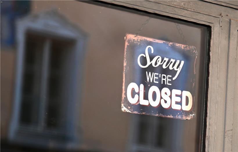 Die Zahl der Konkurse ist 2020 nicht in die Höhe geschnellt
