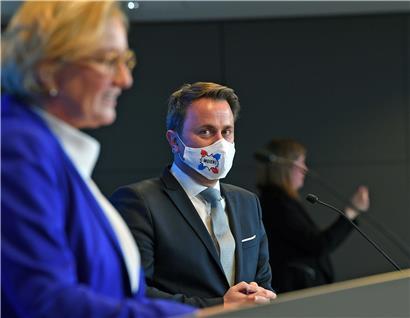 Die Zahl der Neuinfektionen und Krankenhausaufenthalte wegen Covid-19 ist immer noch zu hoch, sagt Xavier Bettel
