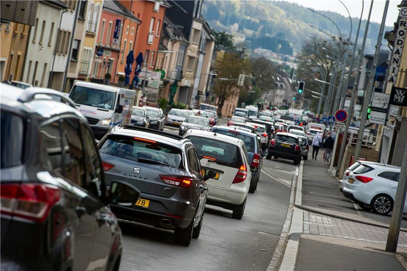 Die Zeit, die Fahrer durchschnittlich im Stau standen, ist letztes Jahr deutlich gesunken
