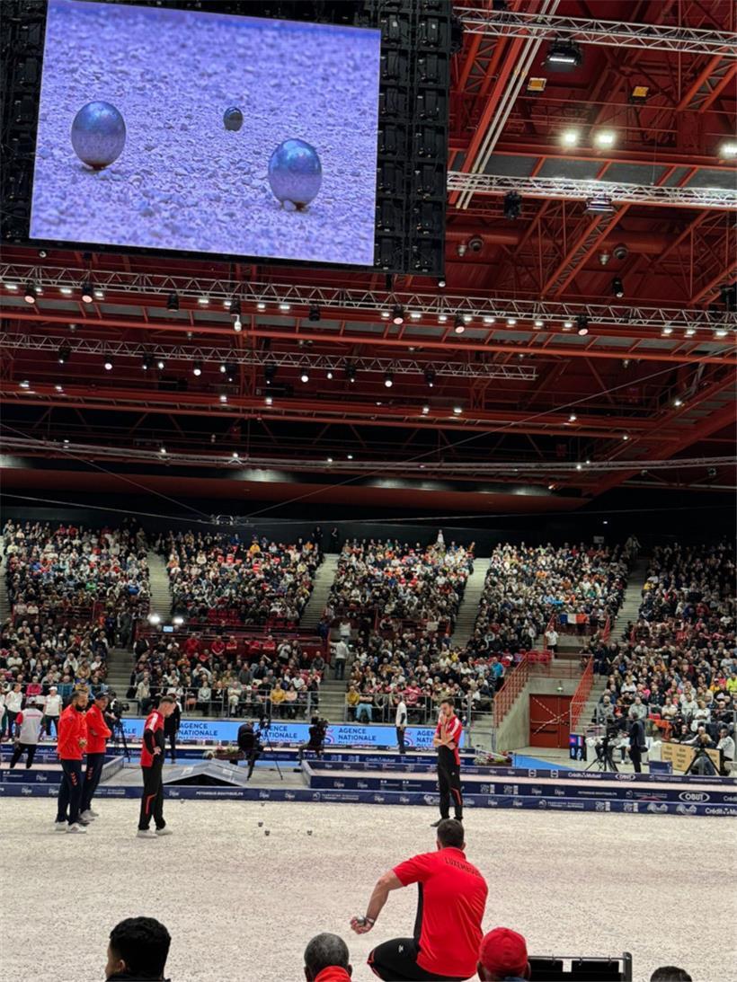 Die Zuschauerränge im Zénith in Dijon waren voll

