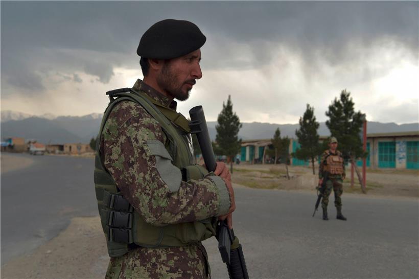 Die afghanische Armee soll das Land nun selbst sichern
