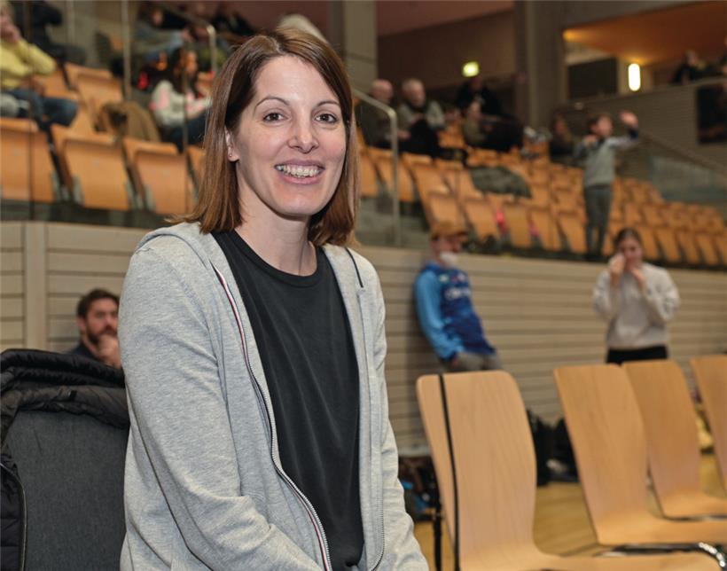 Die aktuelle Assistenztrainerin Claire Margue stand beim historischen Pokaltriple der Conterner Damen zwischen 2003 und 2005 selbst auf dem Parkett
