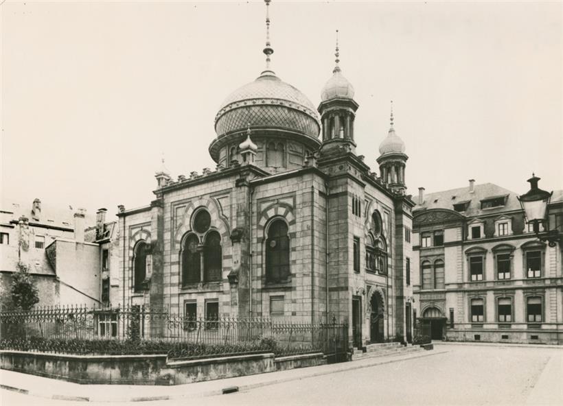 Die alte Synagoge, 1941 zerstört
