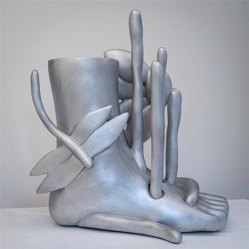 Die ausgezeichnete Skulptur von Martine Feipel und Jean Bechameil
