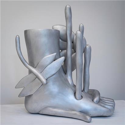 Die ausgezeichnete Skulptur von Martine Feipel und Jean Bechameil
