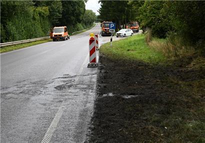Die beiden Autos, die am 1. September auf der N15 zusammengestoßen waren, fingen sofort Feuer und brannten aus
