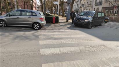 Die beiden Unfallwagen
