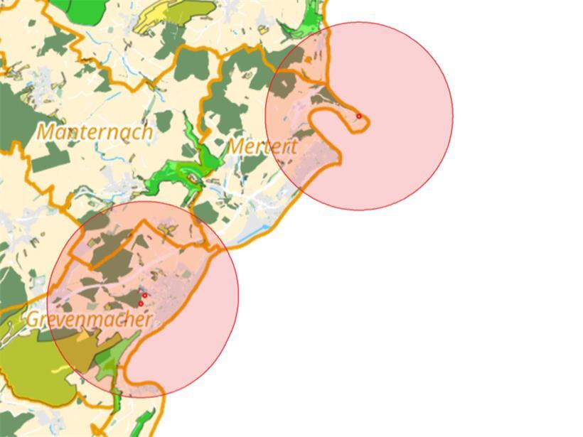 Grünschnittentsorgung an der Mosel wird wegen Feuerbakterium eingeschränkt Die beiden betroffenen Zonen an der Mosel