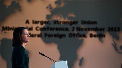 Die deutsche Außenministerin Annalena Baerbock wollte mit der Konferenz neue Impulse für eine EU-Reform geben
