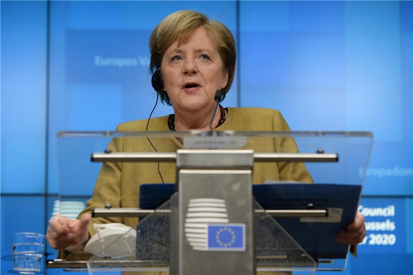 Die deutsche Kanzlerin Angela Merkel konnte nach dem Gipfeltreffen zufrieden sein. Die Entscheidung zum Haushaltskompromiss könnte jedoch ein Nachspiel haben.
