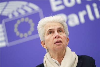 Die deutsche Liberalen-Politikerin Marie-Agnes Strack-Zimmermann ist die Vorsitzende des neu geschaffenen Verteidigungsausschusses im EP
