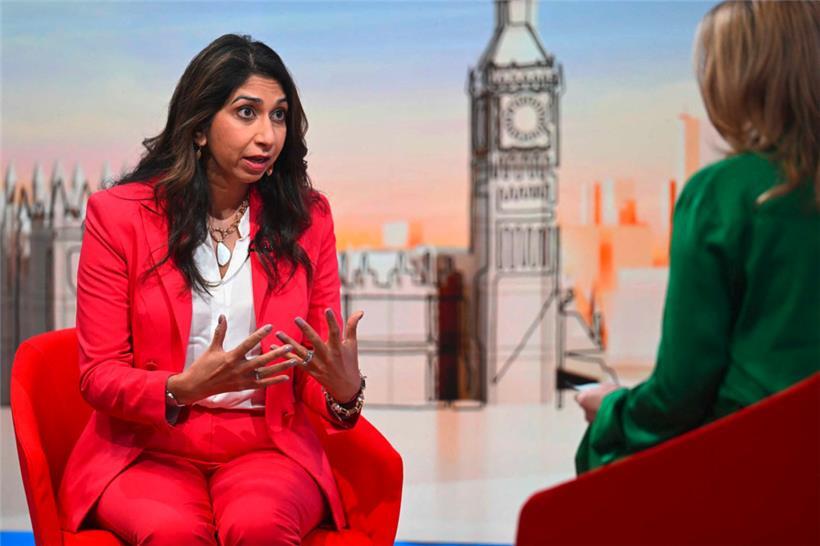 Die einstige britische Innenministerin Suella Braverman macht Stimmung für einen Rechtsruck bei den Torys

