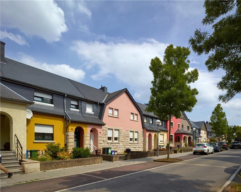 Die geräumigen Häuser für Ingenieure in der heutigen Bessemer Straße, umgeben vo...