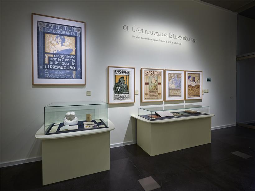 „Vu Lilien a Linnen“ beleuchtet Jugendstil, Handwerk und Kunst in Luxemburg Die ikonischen Ausstellungplakate des Cercle artistique de Luxembourg (CAL)
