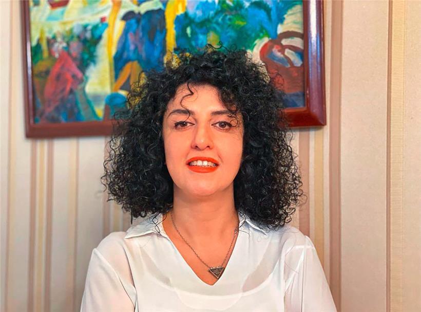 Die iranische Menschenrechtsaktivistin und Frauenrechtlerin Narges Mohammadi
