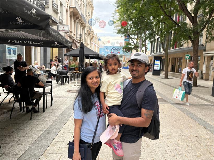 Die junge Familie aus Indien plant keine Rückkehr in ihr Heimatland
