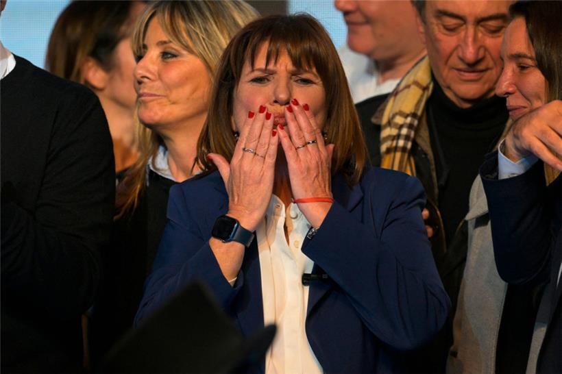 Die konservative Kandidatin Patricia Bullrich
