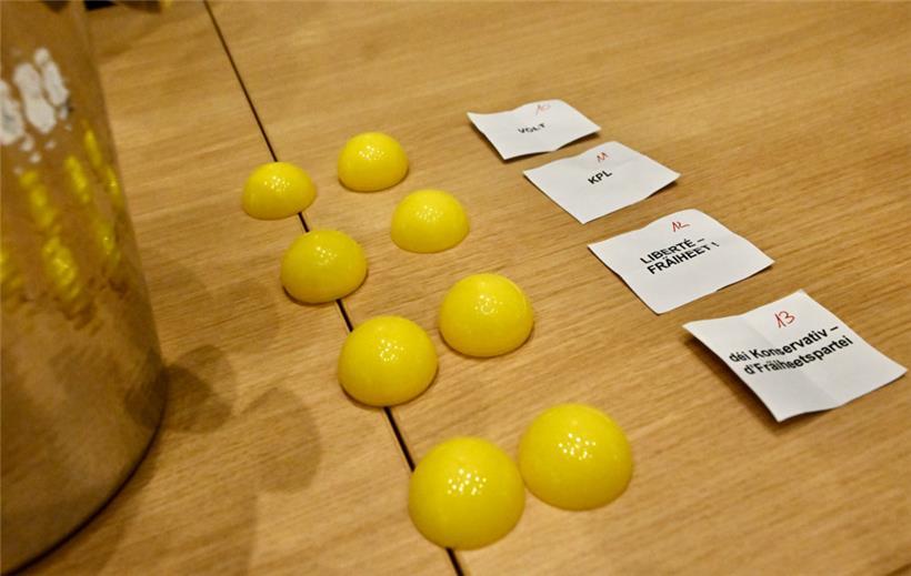 Die letzten vier Parteien haben am Donnerstag ihre Listennummer zugelost bekommen
