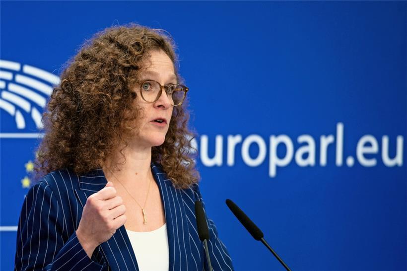 Die liberale EP-Abgeordnete Sophie In’t Veld aus den Niederlanden leitet den Untersuchungsausschuss zu den Spähangriffen in der EU
