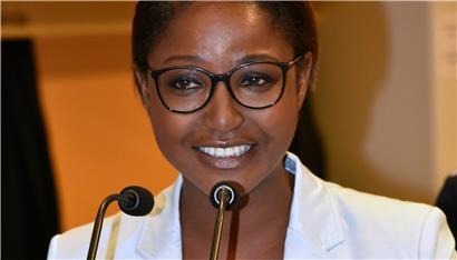 Die liberale EU-Abgeordnete Monica Semedo 
