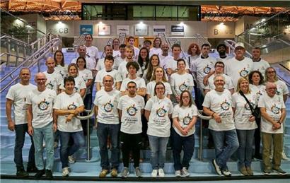 Die luxemburgische Delegation für die 16. Weltspiele von Special Olympics in Berlin 
