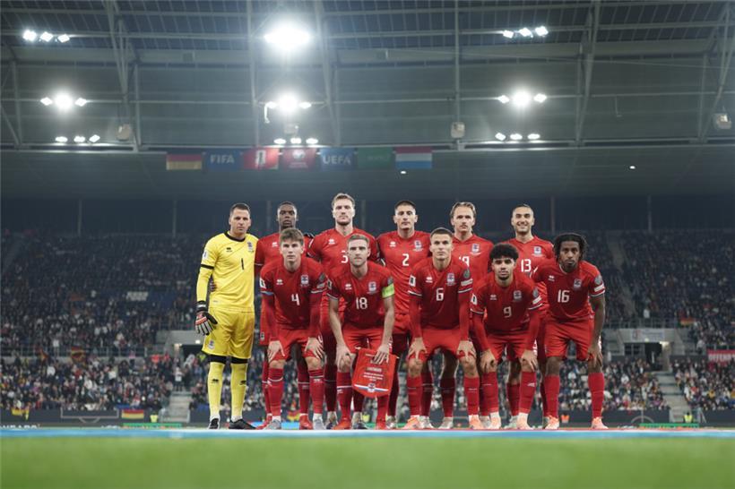Die luxemburgische Startaufstellung in Sinsheim