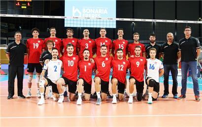 Die luxemburgische Volleyball-Nationalmannschaft konnte gegen das deutlich favorisierte Montenegro einen Satz gewinnen
