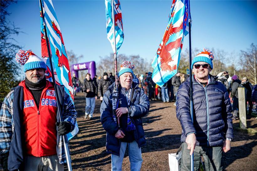 Die luxemburgischen Fans waren in Liévin zahlreich vertreten
