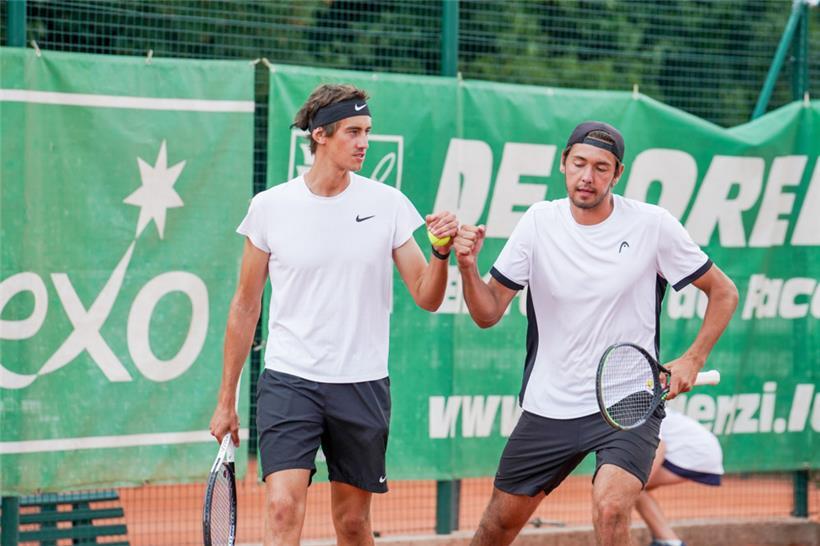 Die luxemburgischen Tennisspieler um Alex Knaff (l.) und Chris Rodesch treffen am 4. und 5. Februar auf Südafrika
