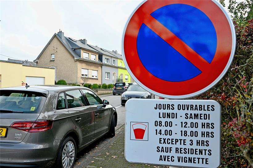 Die maximale Parkdauer ohne Vignette beträgt drei Stunden 
