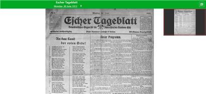 Die neue Ansicht für alte Zeitungen auf eluxemburgensia.lu
