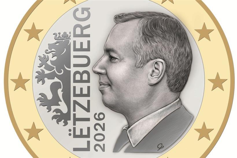 Die neue Ein-Euro-Münze mit Guillaume
