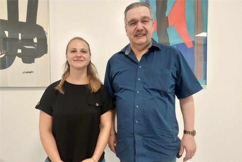 Die neue Nationaltrainerin Sabine Kusterer und PWF-Präsident Gast Parage
