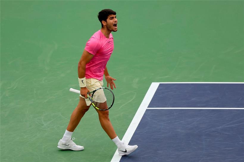 Die neue Nummer eins der Weltrangliste: Carlos Alcaraz aus Spanien 
